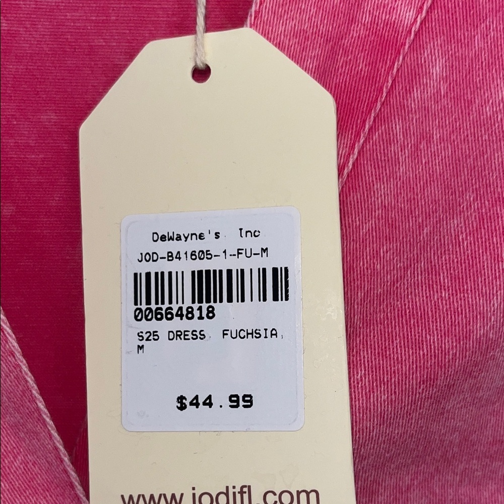 Bohemian Butterfly Sleeve V Neck Dress in vibrant Pink NWT - Picture 6 of 7